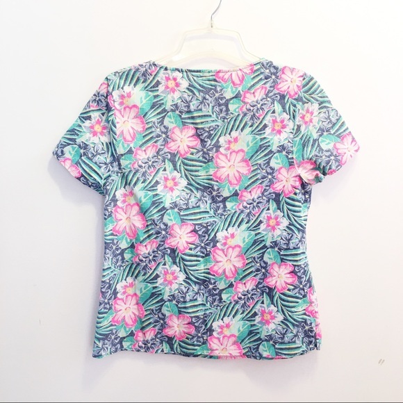 Vineyard Vines Island Floral Top S - Picture 3 of 6